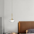 Small Glass Pendant Lights Italian Minimalist LED