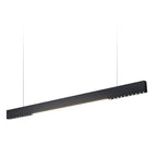 Linear Light Pendant Modern Minimalist Grille Long Pendant Light