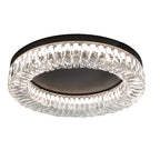 Black Ceiling Flush Mount Light Italian LED Round Eye-Protecting Lamp
