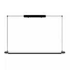 Black Linear Suspension Light Minimalist Island Ceiling Light