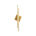 Linear Wall Light Geometric Diamond Accent Sculptural Wall Sconce