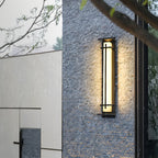 Black Outside Wall Lights Minimalist Waterproof Lamp
