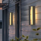 Black Sconces Outdoor Modern Waterproof Metal Light