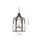 Lantern Chandeliers American Industrial Vintage Retro Ceiling Light