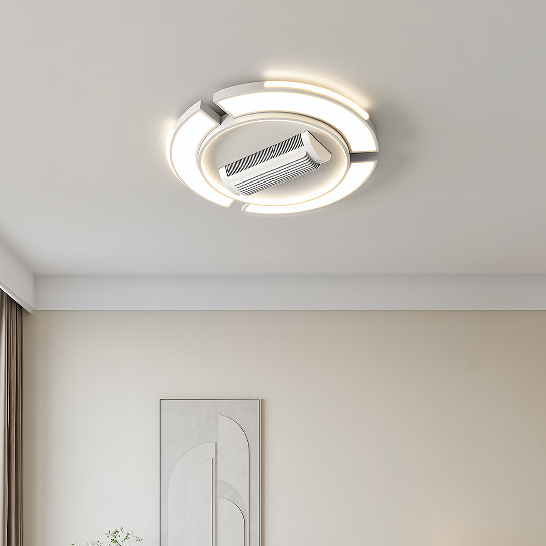 Bladeless Ceiling Fans With Light Full Spectrum LED Fan Lamp
