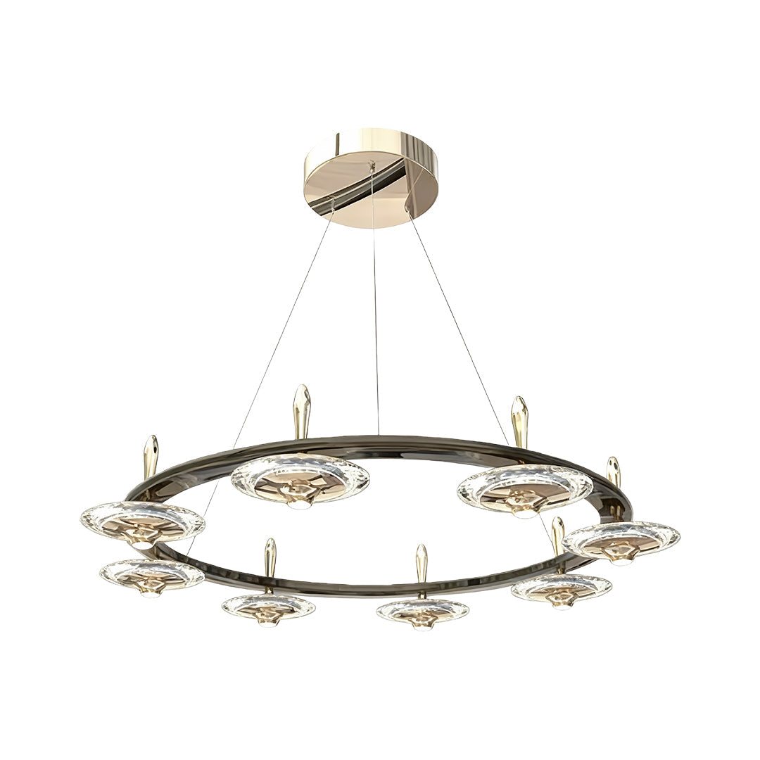 Chandelier with Round Crystals Creative Luxury Ceiling Light