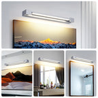 Chrome Bathroom Vanity Light Modern Makeup Modern Mirror Wall Light