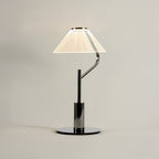 Floor Metal Lamp Elegant Chrome Acrylic Luxury LED Standing Lamp