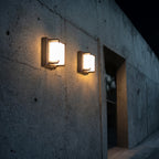 Waterproof Die-cast Aluminum Black Outdoor Wall Light Modern simple Style