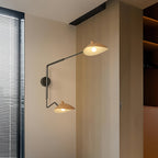 Swing Arm Wall Light Contemporary Industrial Full Spectrum Lamp