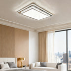 Flush Mount Crystal Light Fixture Luxury Stainless Steel Lamp