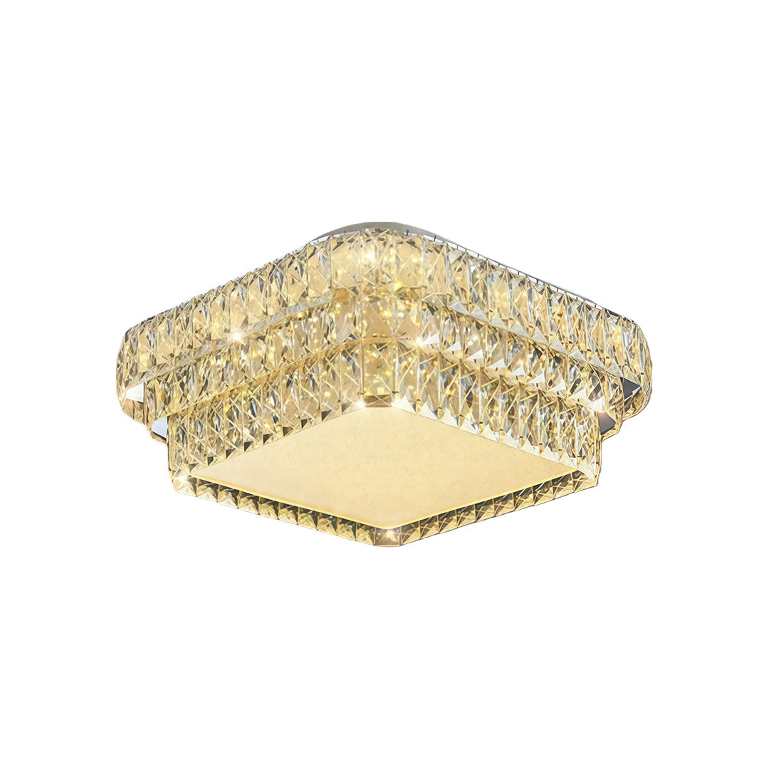 Flush Mounted LED Lights Luxury Eye-Protecting Crystal Lamp