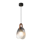 Hanging Glass Pendant Lights Nordic LED Pearl Shell Ceiling Light