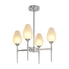 Glass Modern Chandelier Luxury Brass Minimalist Ceiling Light