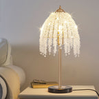 Gold Bedside Table Lamp European Crystal Luxury Lamp
