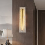 Gold Wall Light Modern Luxury Brass Cloud Stone Light