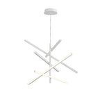 Iron Linear Chandelier Nordic Creative Adjustable Ceiling Lights