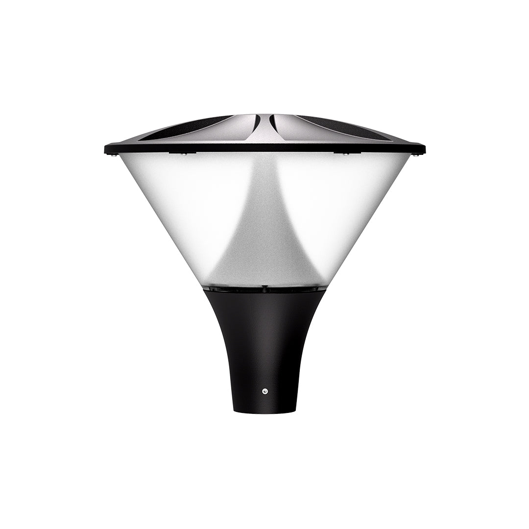 High-Pole Yard Post Light Minimalist Style