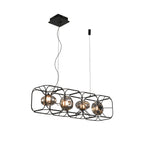 LED Square Cage Chandelier Nordic