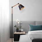 Metallic Floor Lamp Modern Adjustable Standing Lamp