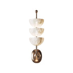 Modern LED Wall Lights Minimalist Copper Marble Lamp