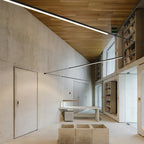 Long Pendant Light Fixture Nordic Minimalist Linear Ceiling Light