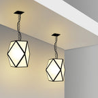 Contemporary Outdoor Pendant Lighting Pavilion Landscape Ceiling Light