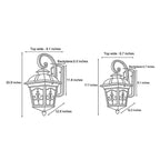 Contemporary Outdoor Wall Light Waterproof Elegant LED Lamp