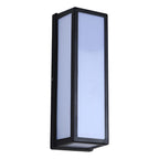 Contemporary Outdoor Wall Light Black LED Waterproof Light