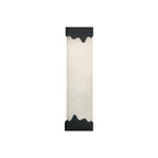 Black Linear Wall Sconce Crystal Minimalist Modern Lamp