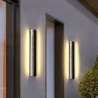 Modern Linear Wall Sconce Outdoor Waterproof Crystal Light
