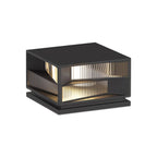 Black Waterproof LED Outdoor Pillar Light