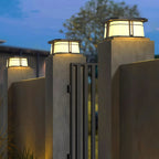 Lights for Pillar Tops Outdoor Black Landscape Light