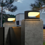 Outdoor Lights for Pillar Tops Round Courtyard Waterproof Light