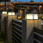 Lights for Pillar Tops Outdoor Black Landscape Light
