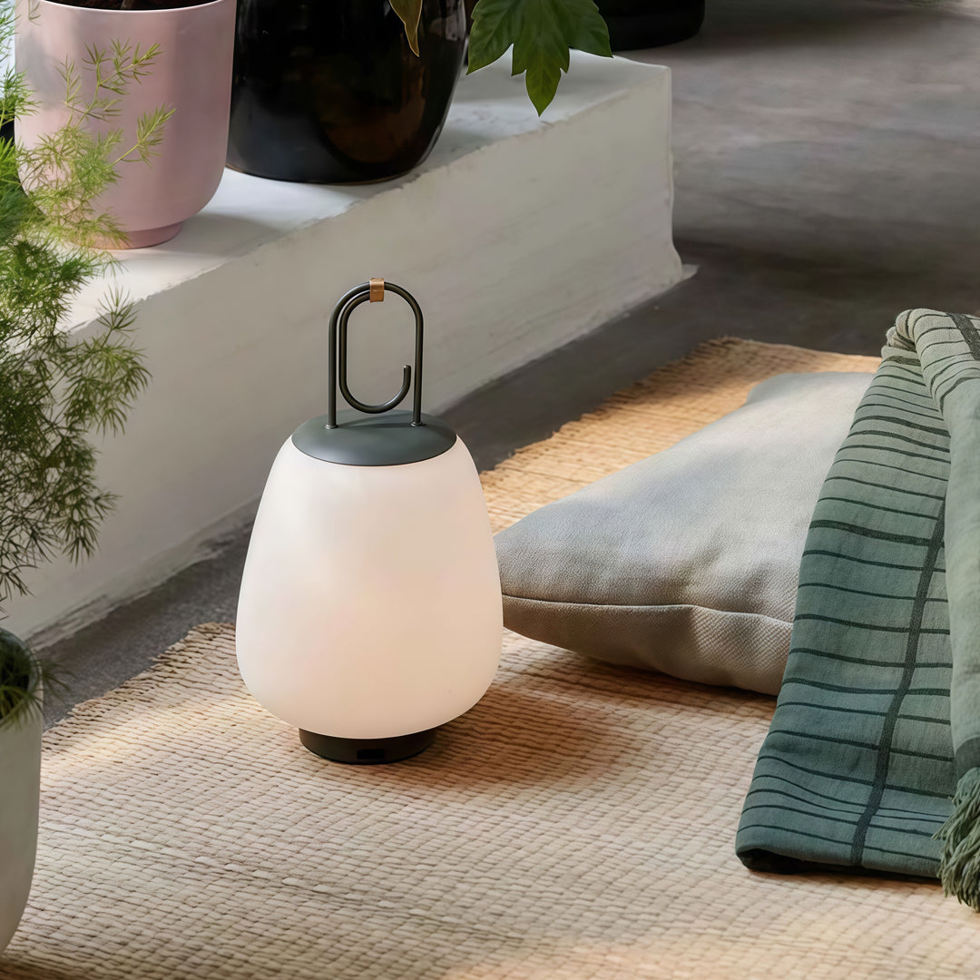 Portable Table Lamps Mid-Century Style USB Charger Lamp