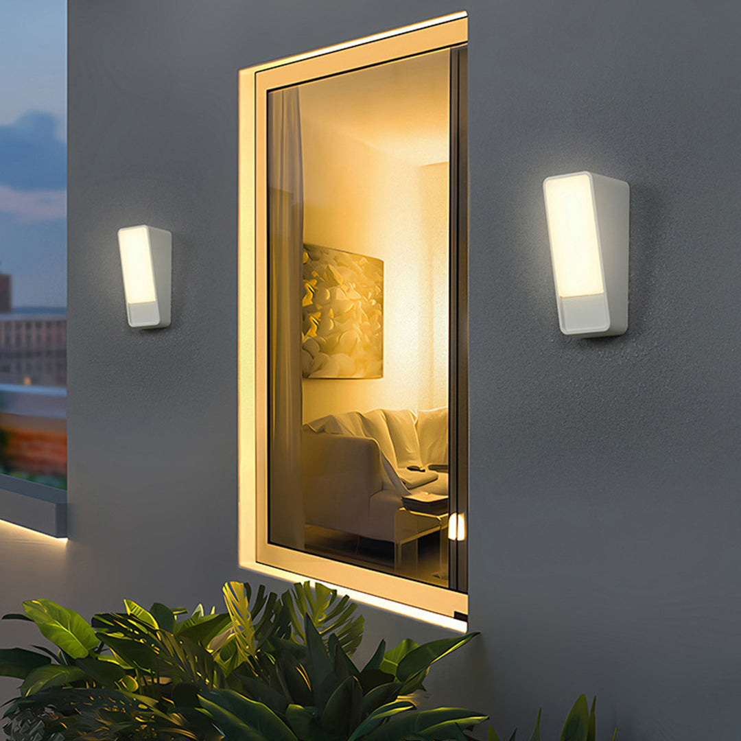Square Aluminum Led Wall Light Outdoor Waterproof