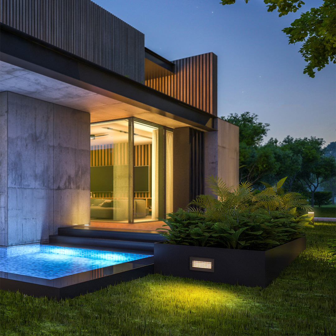 Outdoor LED Step Lights Minimalist Style