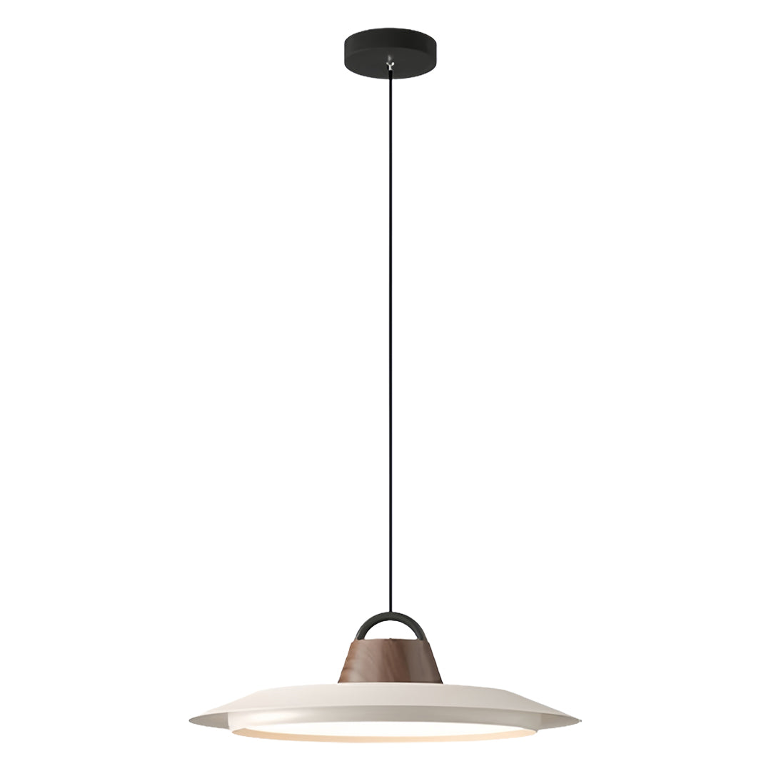 Single Pendant Lights for Kitchen Saucer Shaped Minimalist Light