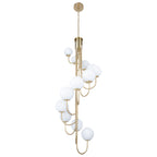 Spiral Globe Chandelier French Elegant Globe Ceiling Lights
