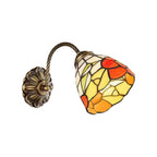 Stained Glass Wall Sconce Lighting American Country-Style Lamp