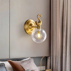 Wall Mounted LED Light Modern Brass Light Luxury Lamp