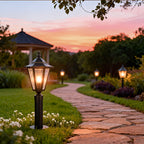Copper Landscape Path Lights Outdoor LED Waterproof Black Light