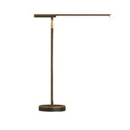 Copper Linear Brass LED Desk Lamp with Adjustable Angle for Home Office Lighting