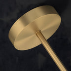 Copper Linear Brass LED Desk Lamp with Adjustable Angle for Home Office Lighting