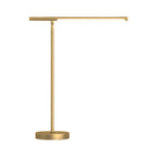 Copper Linear Brass LED Desk Lamp with Adjustable Angle for Home Office Lighting