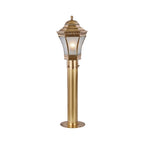 Copper Path Lights Simple Waterproof Outdoor Glass Light