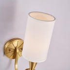Copper Wall Lights American Creative Fabric Lampshade Lamp