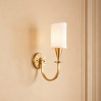 Copper Wall Lights American Creative Fabric Lampshade Lamp