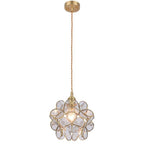 Ornate Copper Glass Pendant Lights Traditional Classic Pendant Lighting
